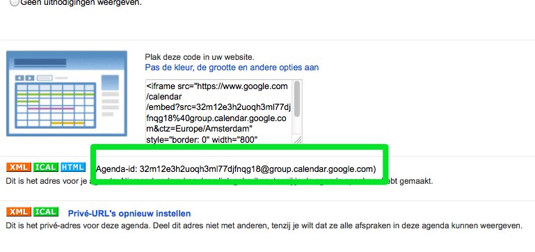 google-calendar-ID