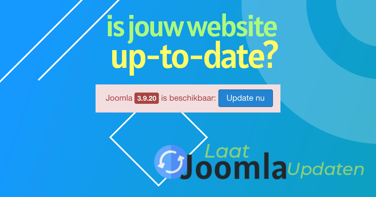 Joomla 3.9.20 is uitgegeven Joomla 3.9.20 is uitgegeven